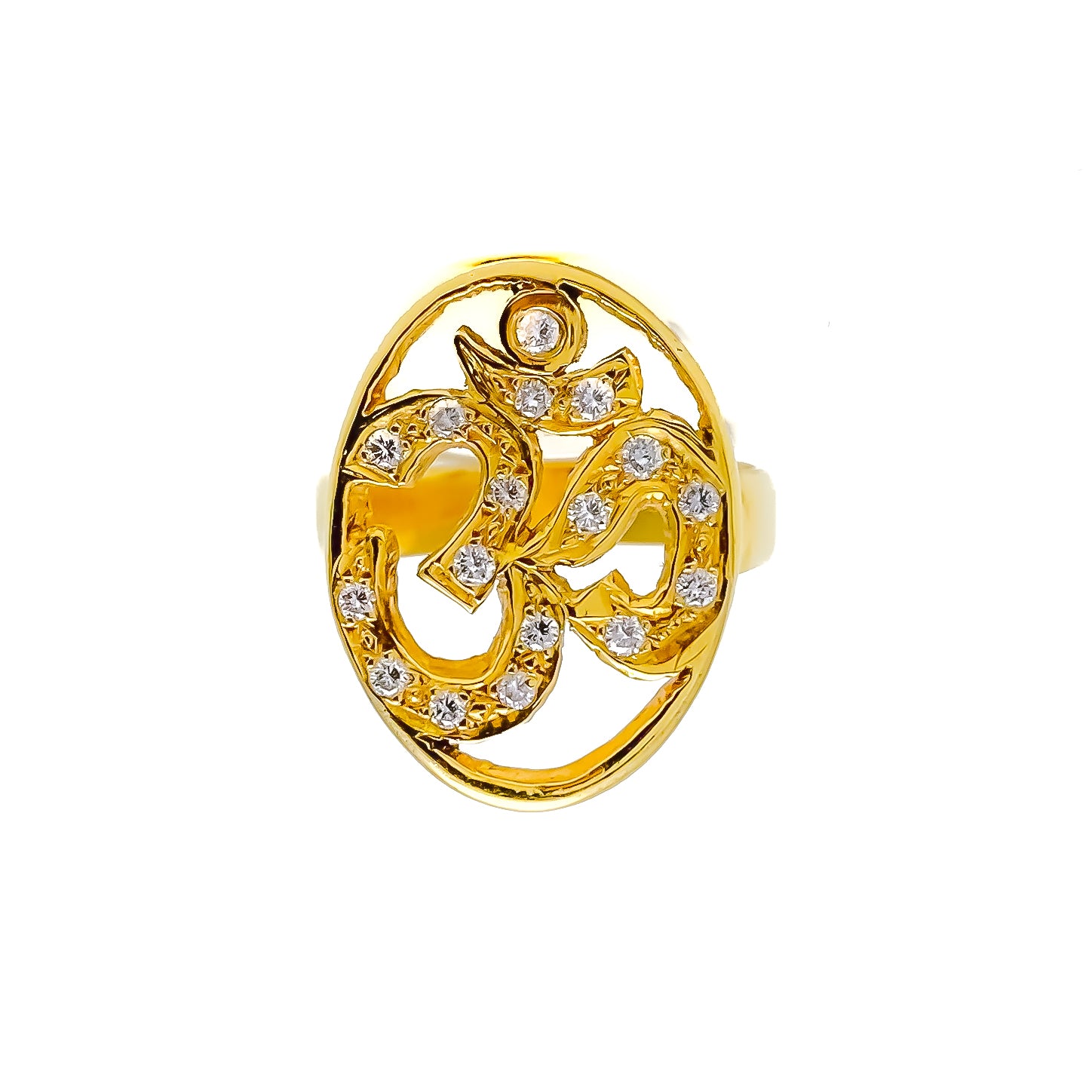 Buy morir Gold Plated Brass Om (aum) Finger Ring Jewelry For Unisex Online  In India At Discounted Prices
